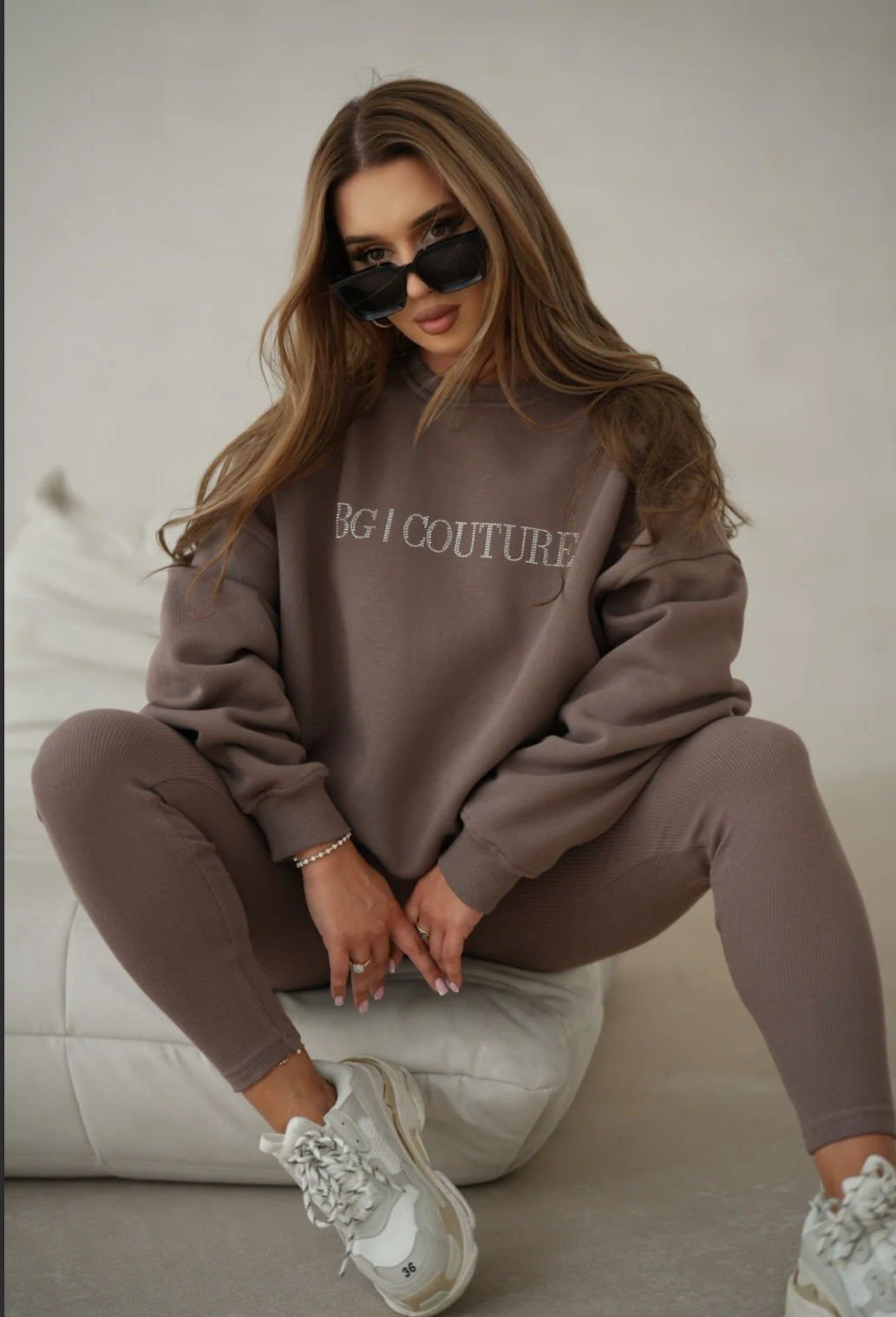BLUZA DAMSKA BG BALOON | CAPPUCCINO