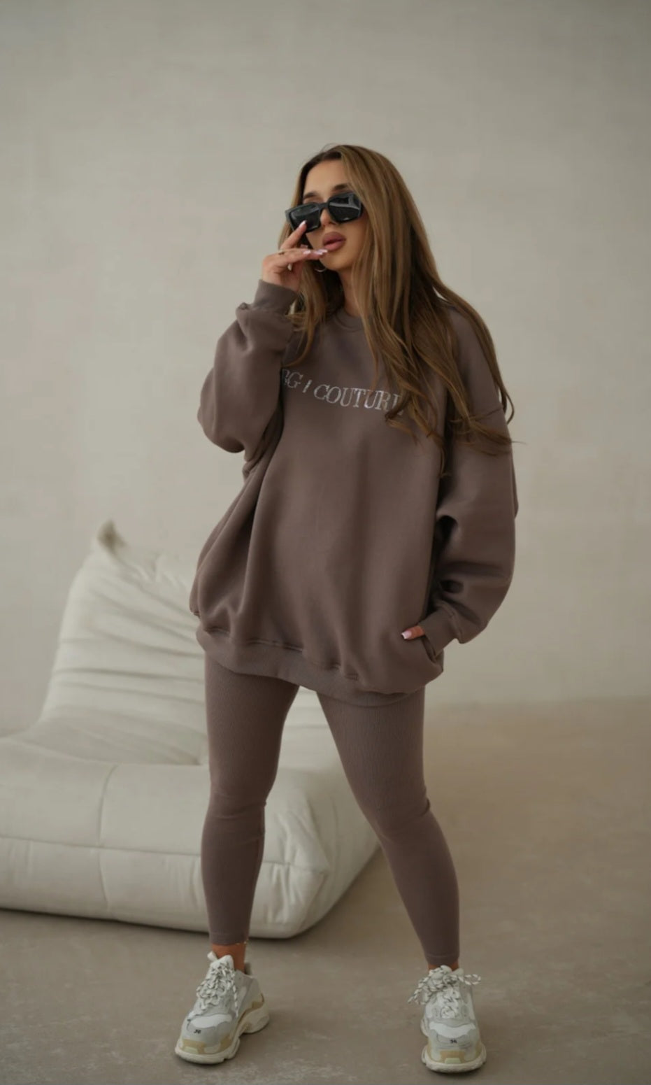 BLUZA DAMSKA BG BALOON | CAPPUCCINO