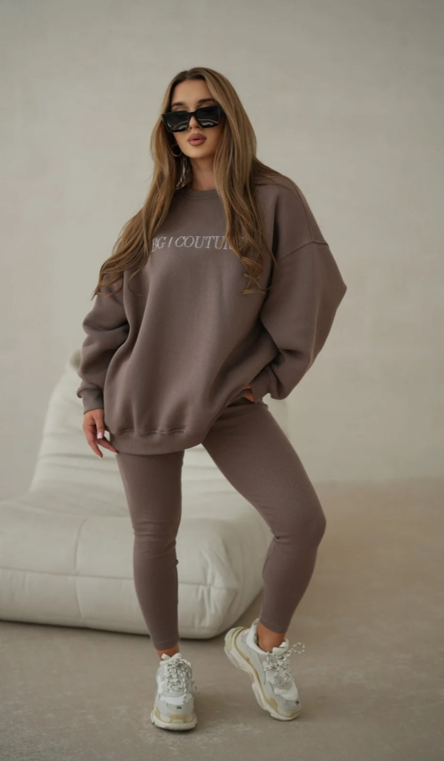 BLUZA DAMSKA BG BALOON | CAPPUCCINO