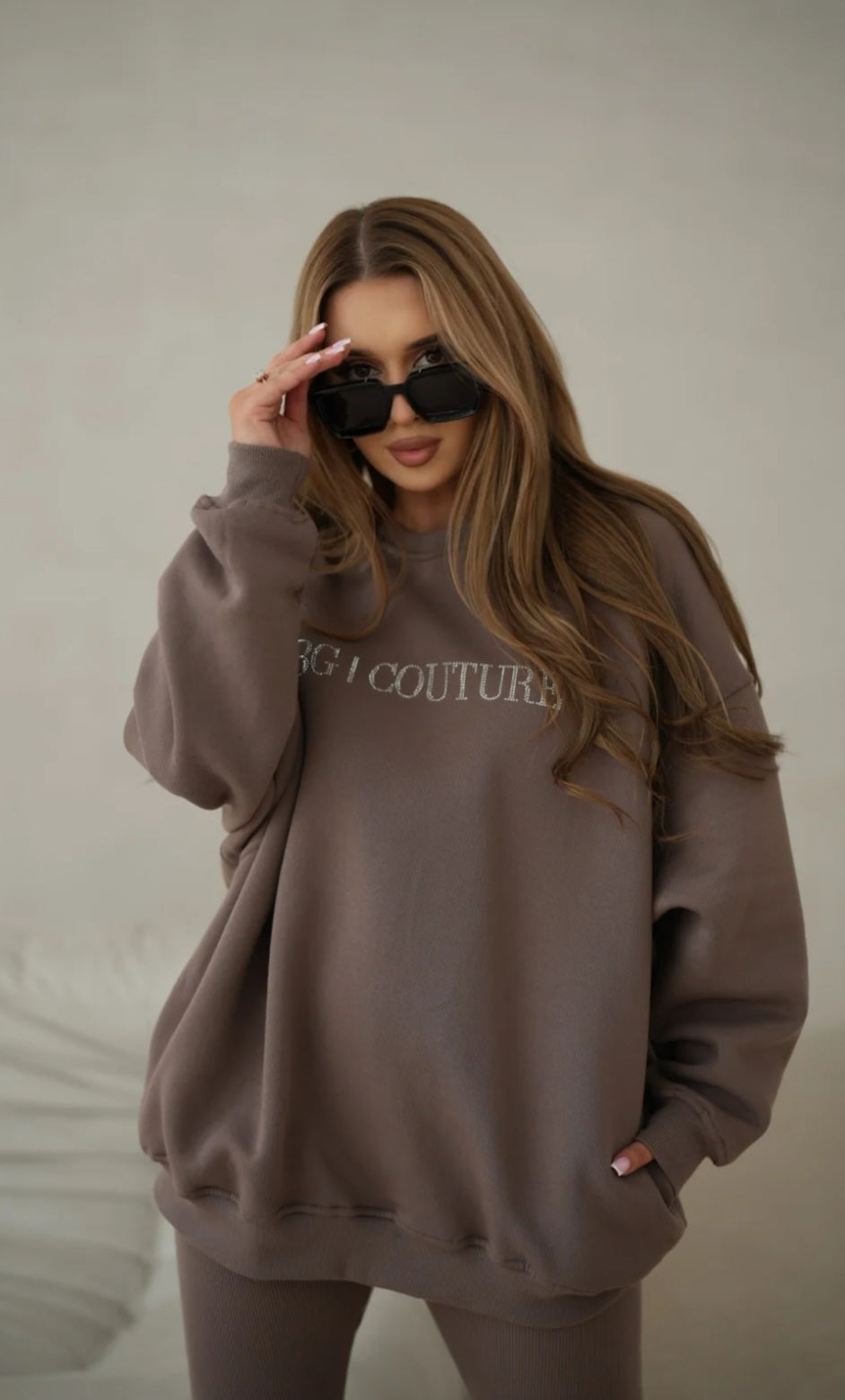 BLUZA DAMSKA BG BALOON | CAPPUCCINO