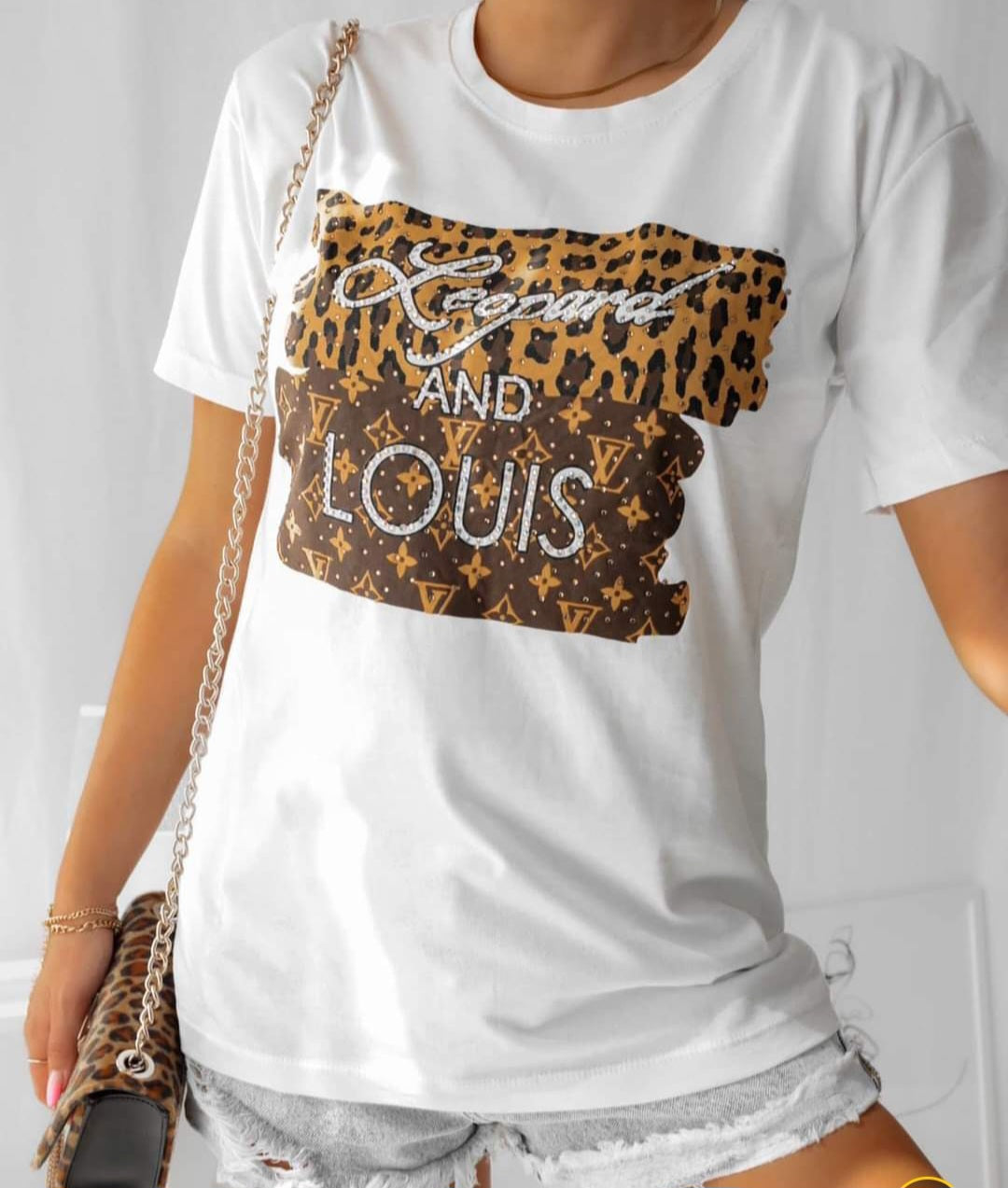 T-shirt Leopard