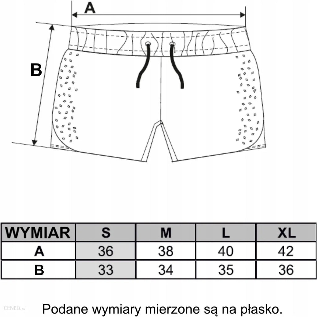 Sportowe Szorty Damskie Dwuwarstwowe