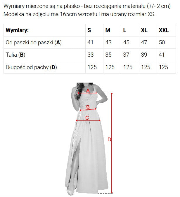 21761-14-299-21 CHIARA wieczorowa maxi długa suknia na ramiączkach - brokatowa fuksja-14