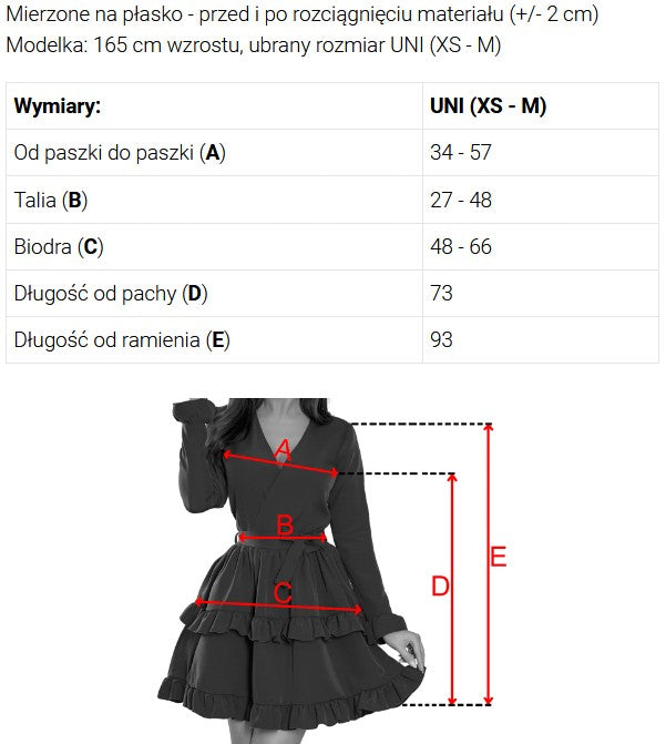 21621-8-677-2 Sukienka na ramiączkach z dekoltem typu woda i spódnicą z falbanami - cukierkowy róż-8